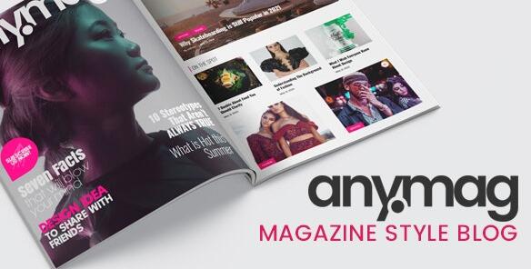 Anymag v2.2.1 – WordPress杂志主题