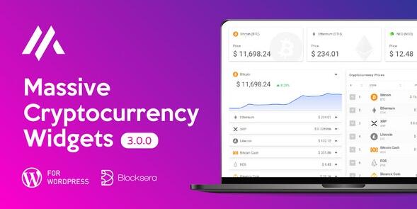 Massive Cryptocurrency Widgets – Crypto Plugin v3.2.7 破解版（已汉化）