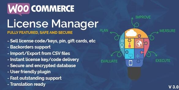WooCommerce License Manager v7.0.8无限制版（已汉化） – WooCommerce 许可证管理器