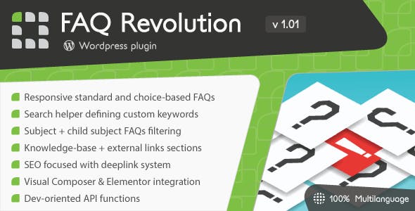 FAQ Revolution v2.0.1（已汉化） – WordPress常见问题解答插件