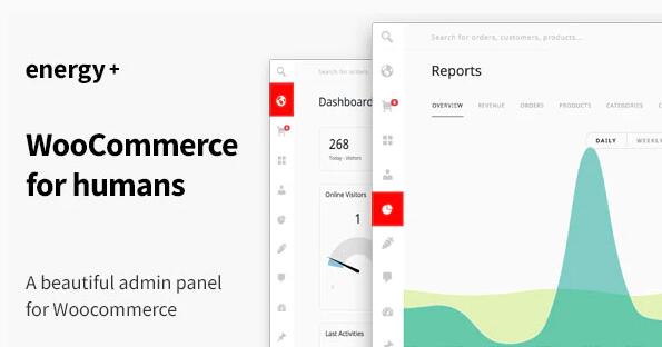 Energy+ v1.3.4破解版（已汉化） – WooCommerce的漂亮管理面板