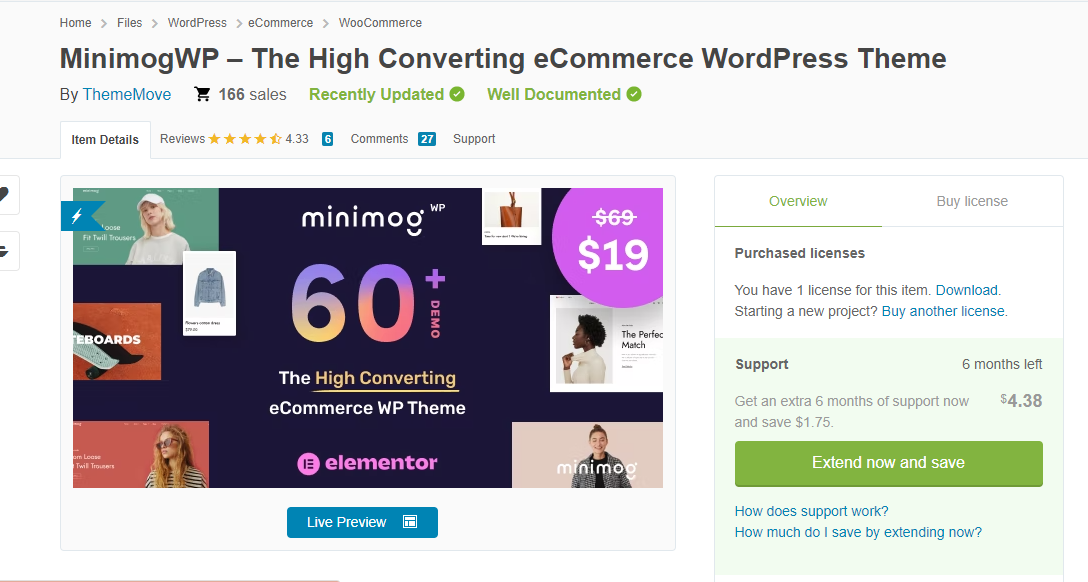 MinimogWP v3.9.8 –  WordPress 高转化电子商务主题
