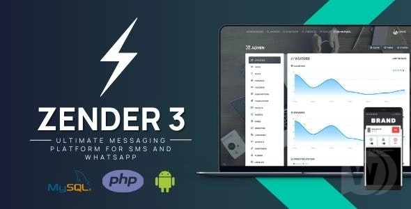 Zender v3.9.4 – 用于 SMS、WhatsApp 和使用 Android 设备作为 SMS 网关 (SaaS) 的终极消息传递平台