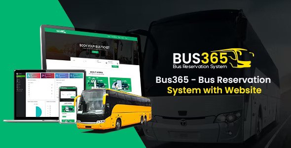 Bus365 v6.3 – 带有网站的巴士预订系统