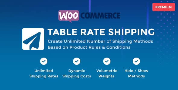 WooCommerce Table Rate Shipping v1.4