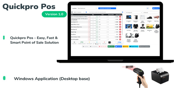 Quickpro Pos v1.0 – 简单、快速、智能的销售点解决方案