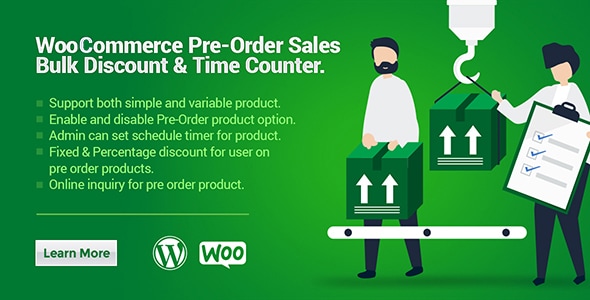WooCommerce Pre-Order Sales Bulk Discount & Time Counter v2.1.11