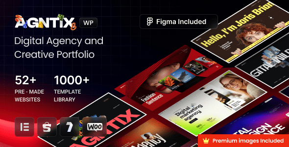 Agntix v1.0.9 – 数字代理机构和创意作品集 WordPress 主题