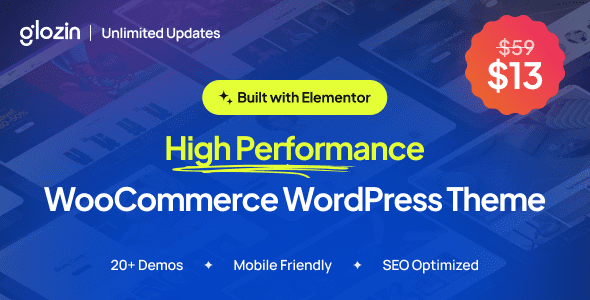 Glozin v1.7.0 – 多用途 WooCommerce WordPress 主题