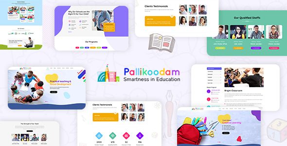 Pallikoodam v2.7.0 – 学校 WordPress 主题