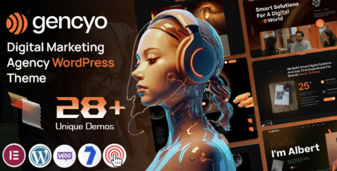 Gencyo v3.0 – Digital Agency WordPress